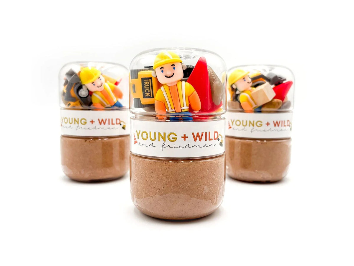 Young + Wild and friedman Grab & Go Sensory Dough Kit