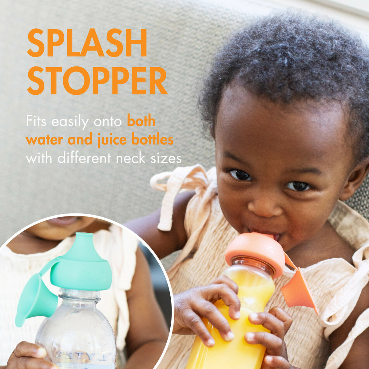 Boon SNUG™ SIP Universal Water and Juice Bottle Topper 2PK