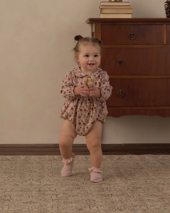 Rylee + Cru Cora Romper- Pink Floral