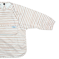Calla & Friends - The Grayson Long Sleeve Bib - Brush Stripes