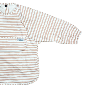 Calla & Friends - The Grayson Long Sleeve Bib - Brush Stripes