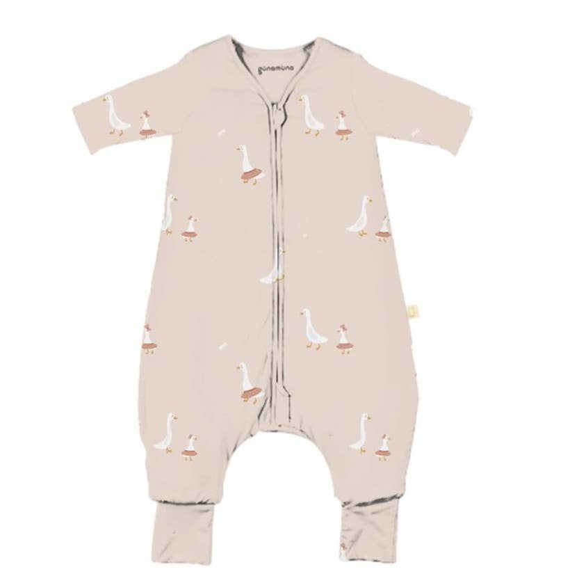 gunamuna - SS26 LONG SLEEVE FOOTIE SLEEP BAG