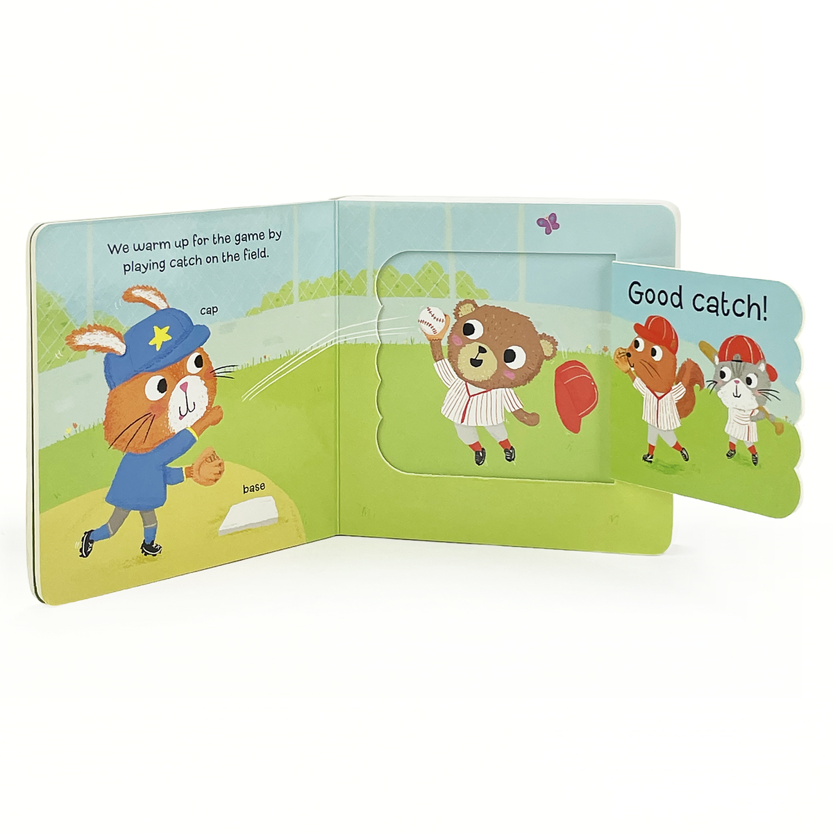 Cottage Door Press - Let's Play Baseball Lift-a-Flap Sports Board Book