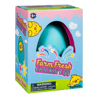 Farm Fresh Crackin' Egg by Toysmith Assorted Colors