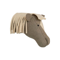 Creative Co-Op Handmade Wool Felt Horse Head Wall Décor