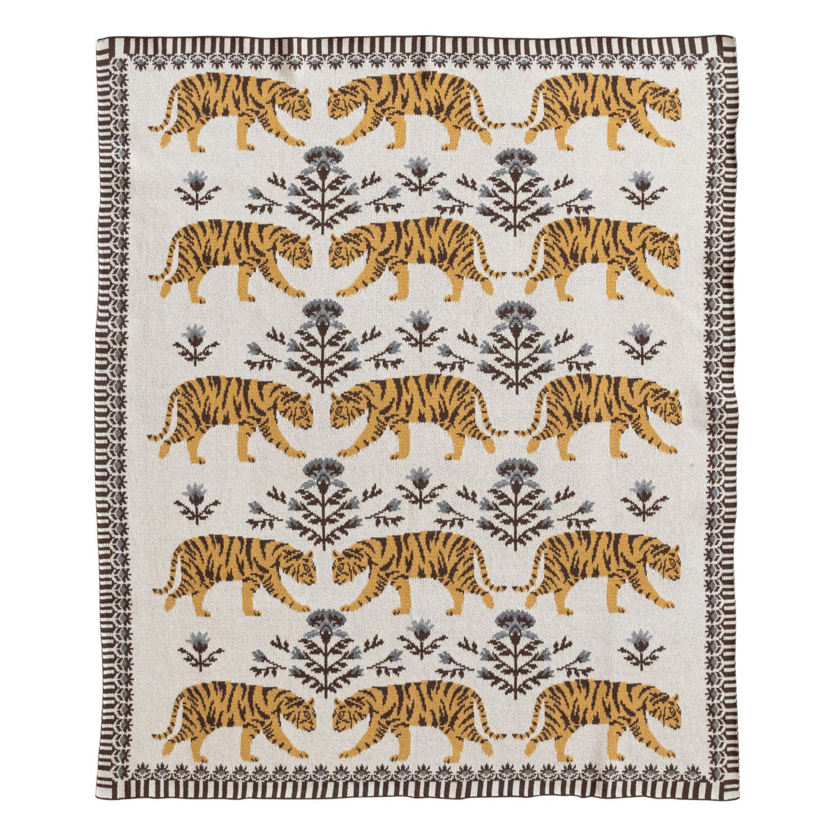 Creative Co-op Tiger Blanket