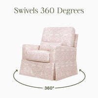 Morris & Co. x Namesake Crawford Pillowback Comfort Swivel Glider