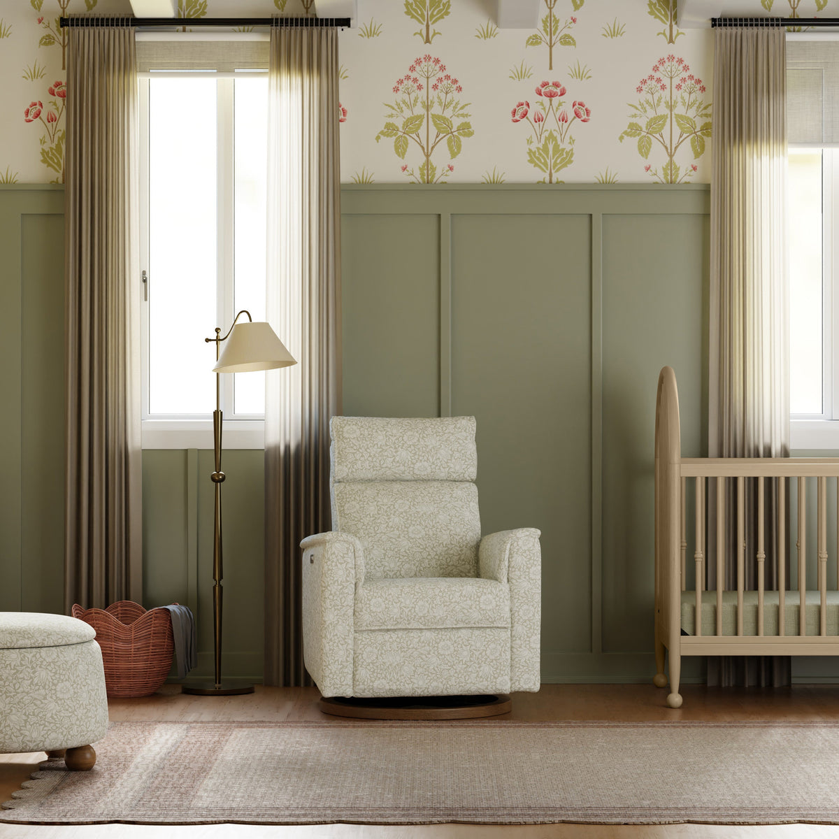 Morris & Co. x Namesake Willa Plus Power Glider Recliner w/ Power Headrest