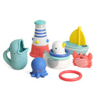 Itzy Ritzy - Seaside Splash Gift Set™ Bath + Water Toy