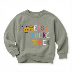 bug + bean kids - Organic Cotton Sweatshirt - Easy There Tiger