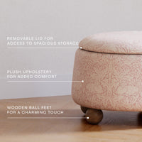Morris & Co. x Namesake Tuffet Storage Ottoman
