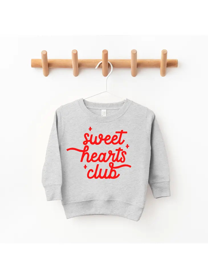 Sweet Hearts Club Valentines Day Sweatshirt