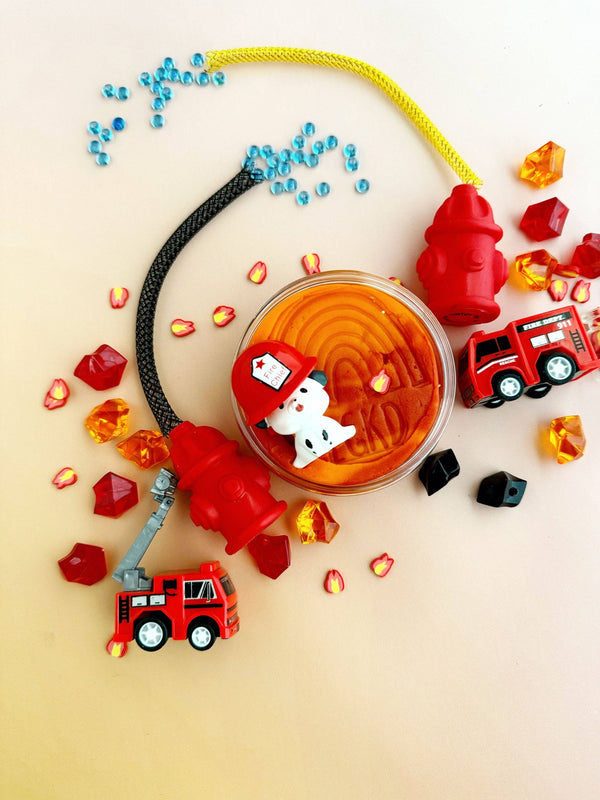 Earth Grown KidDoughs (KidDoughs by EGKD) - Fire Station KidDough Play Kit
