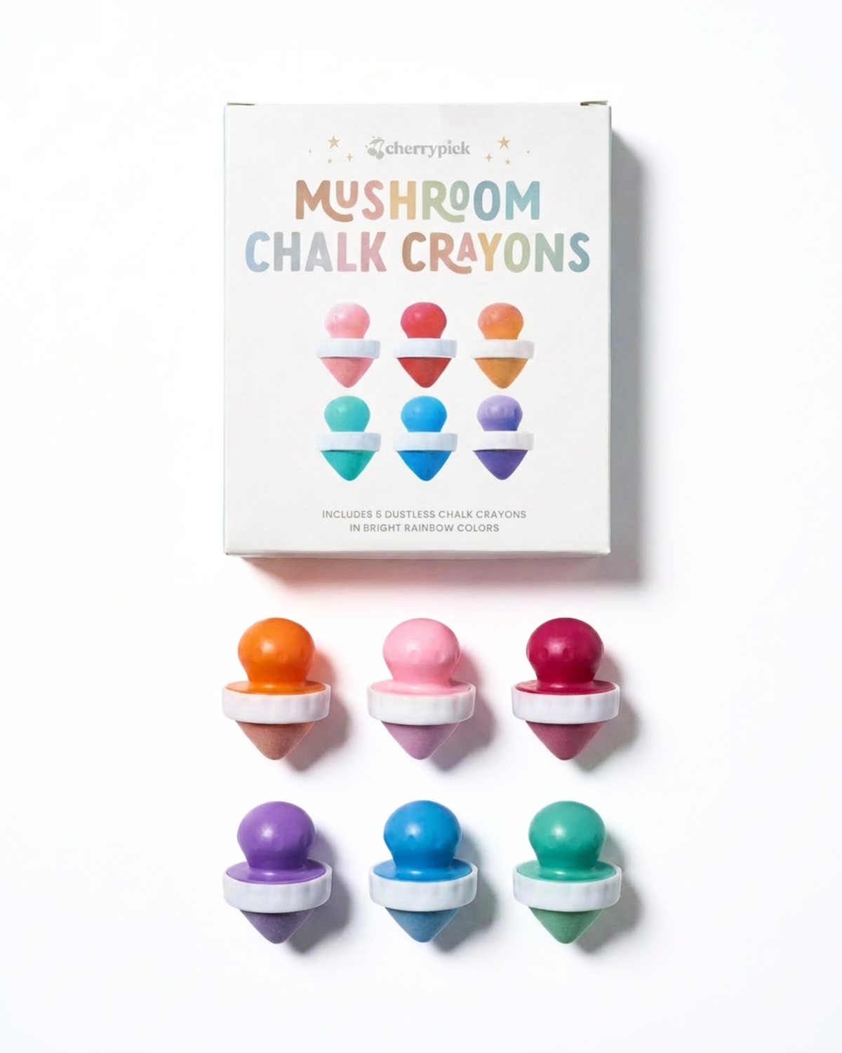 Cherrypick - Mushroom Chalk Crayons for Magic Playwall