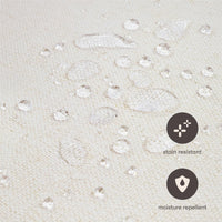 Babyletto Cali Pillowback Chair and a Half Glider in Eco-Performance Fabric | Water Repellent & Stain Resistant