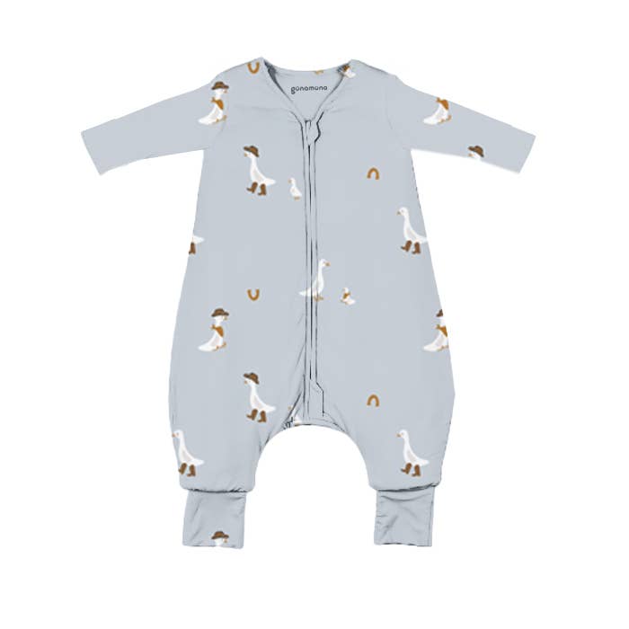 gunamuna - SS26 LONG SLEEVE FOOTIE SLEEP BAG