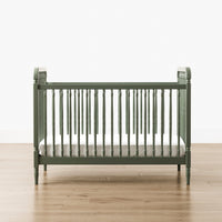 Namesake Liberty 3-in-1 Convertible Spindle Crib with Toddler Bed Conversion Kit