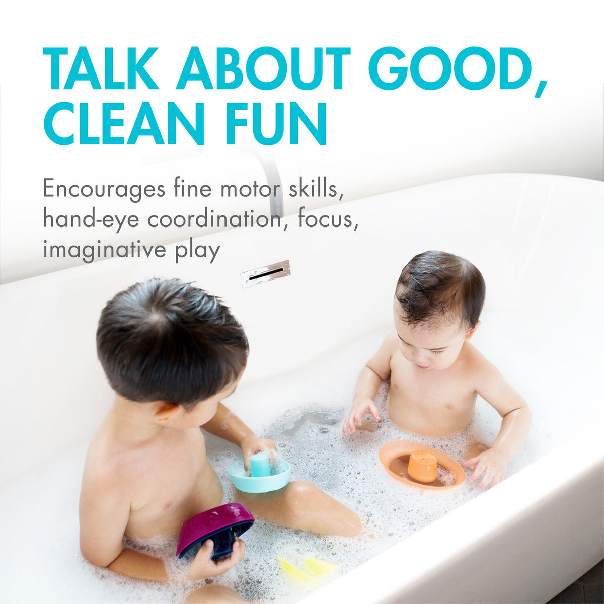 Boon FLEET™ STACKING BATH BOATS 5PCS