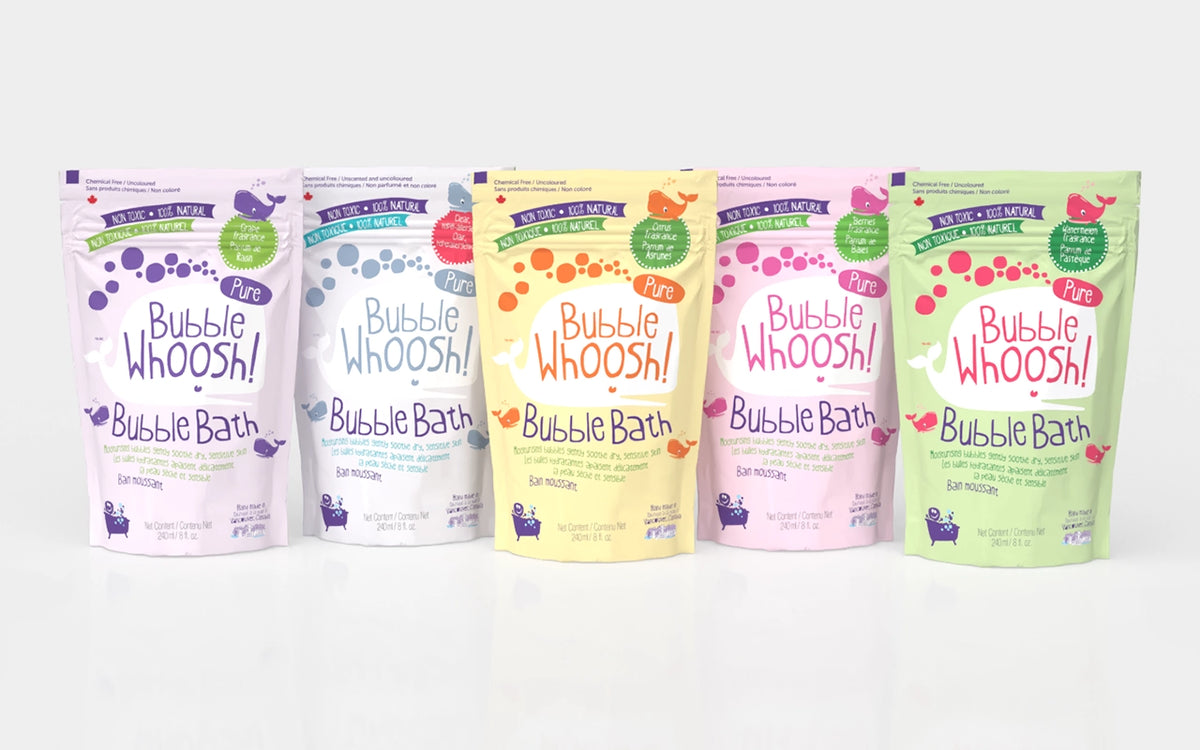 Bubble Whoosh Pure Non- Toxic Bubble Bath- Berries
