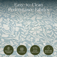 Morris & Co. x Namesake Crawford Pillowback Comfort Swivel Glider