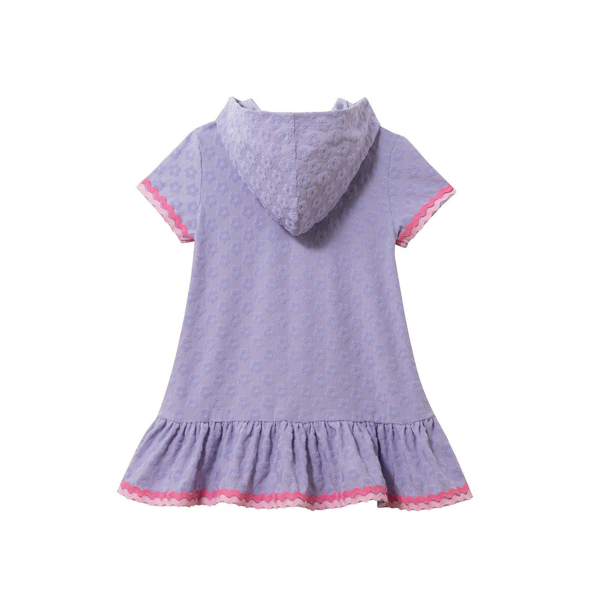 Andy & Evan - Girls Purple Floral Terry Cover-Up