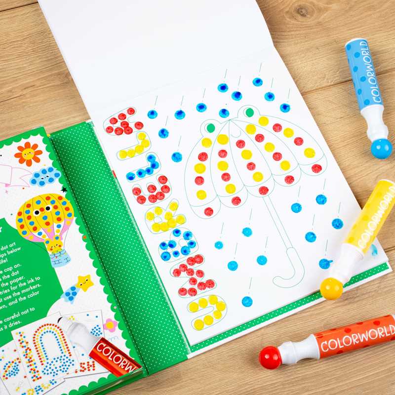 Simon & Schuster - ColorWorld: Dot Art Fun! by Editors of Silver Dolphin Books
