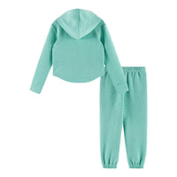 Andy & Evan - Kids Embossed Lounge Set | Aqua Bows