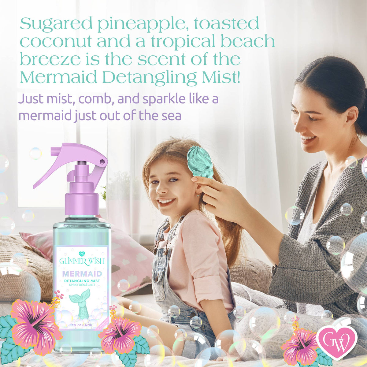 Glimmer Wish - Mermaid Hair Detangling Mist