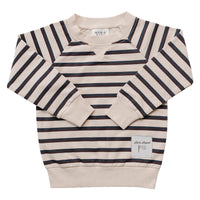 Mebie Baby Striped Crewneck