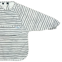 Calla & Friends - The Grayson Long Sleeve Bib - Brush Stripes