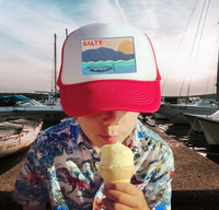 Spruce Seed - Salty Coastal Kids Trucker Hat- Youth + Toddler