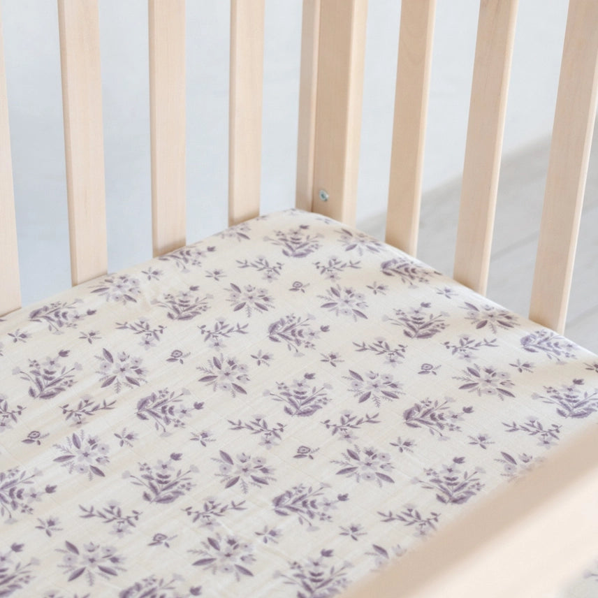 Saranoni Cotton Muslin Crib Sheet