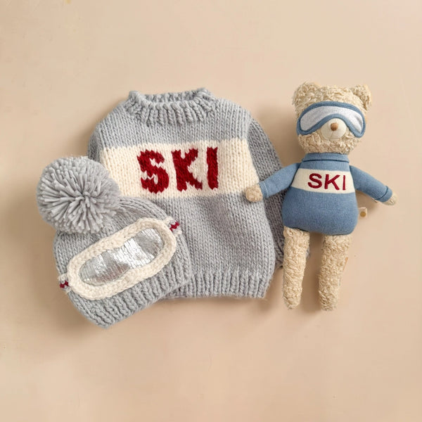 The Blueberry Hill Benjamin Bear Ski Toy Animal