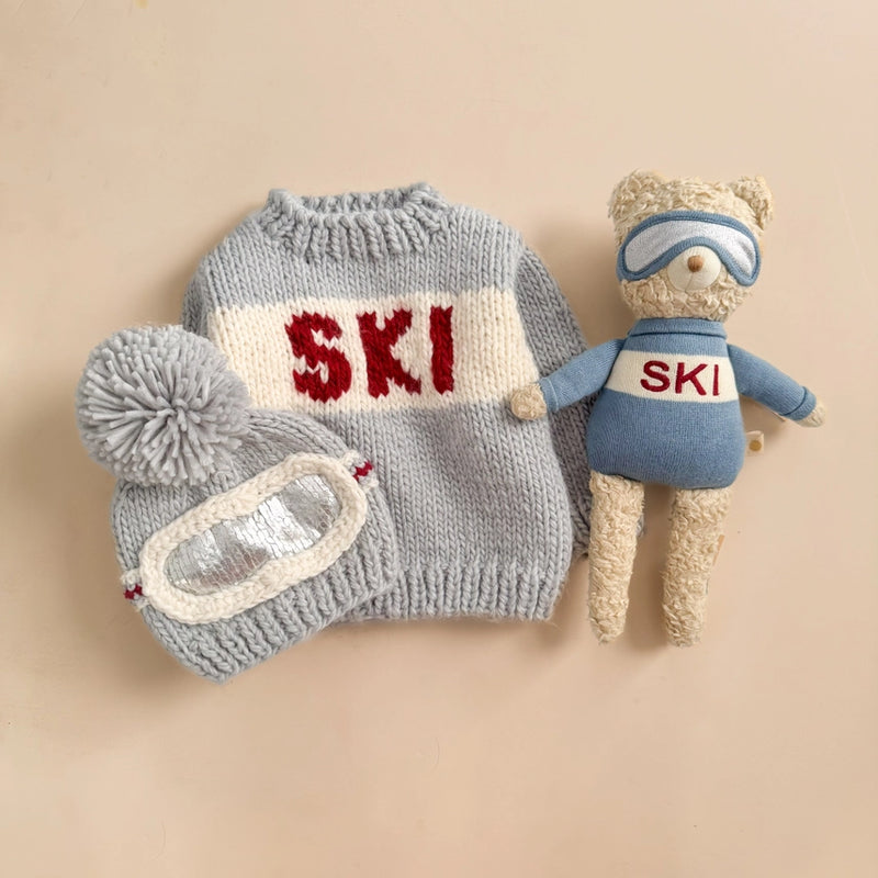 The Blueberry Hill Benjamin Bear Ski Toy Animal