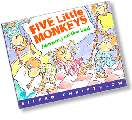 five little monkeys jumping on the bed board book