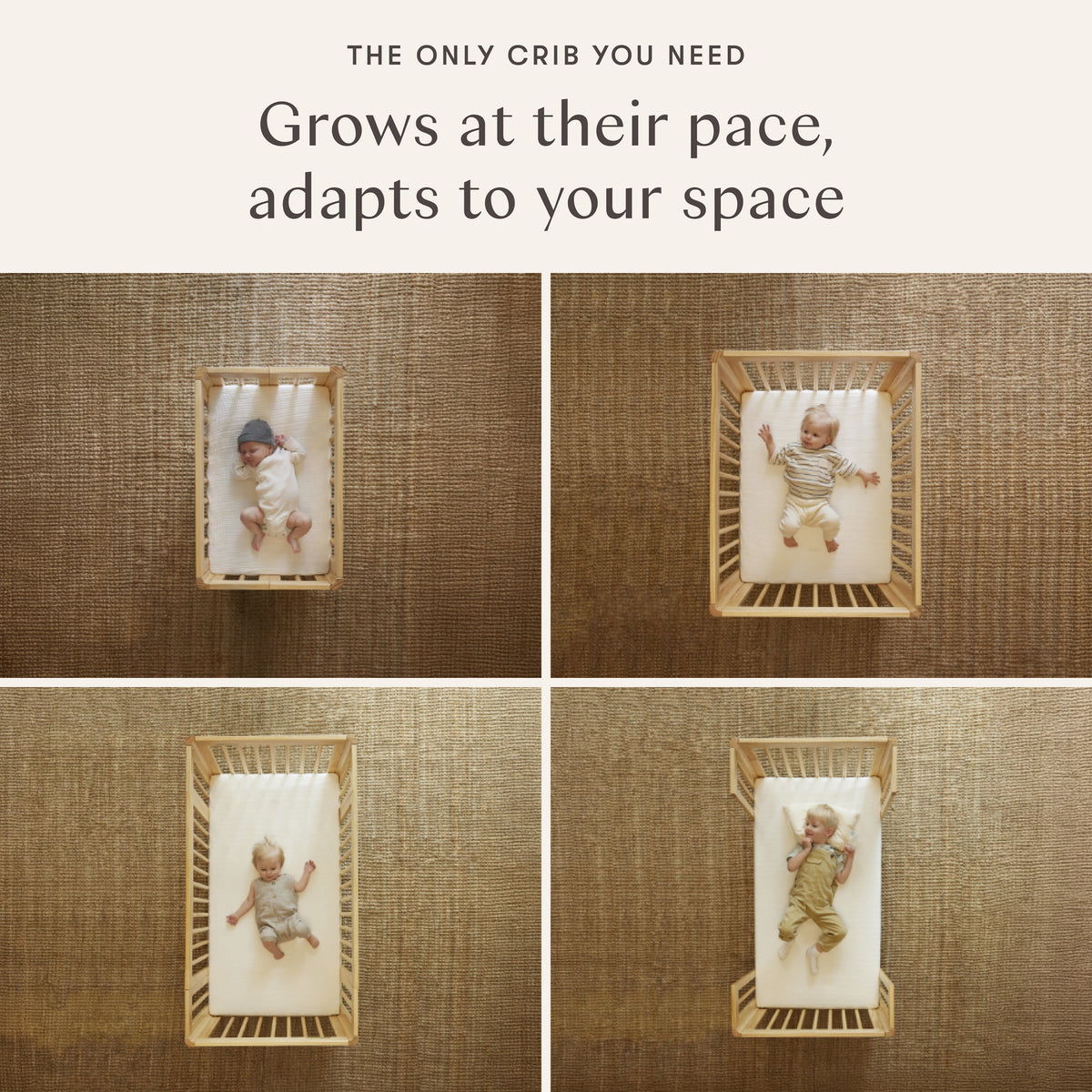 Babyletto Palma 8-in-1 Convertible All-Stages Crib with Bassinet & Toddler Bed Kits