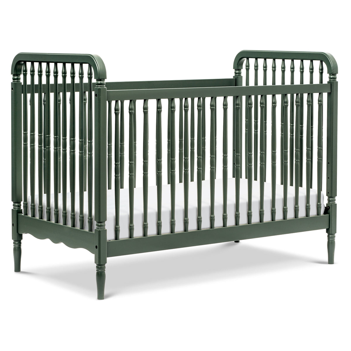 Namesake Liberty 3-in-1 Convertible Spindle Crib with Toddler Bed Conversion Kit