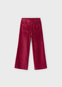 Mayoral Girl Corduroy Pants II Cherry