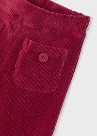 Mayoral Girl Corduroy Pants II Cherry