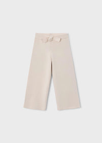 Mayoral Girl Knit Culotte Pants II Heather Toffee