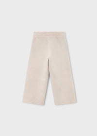 Mayoral Girl Knit Culotte Pants II Heather Toffee