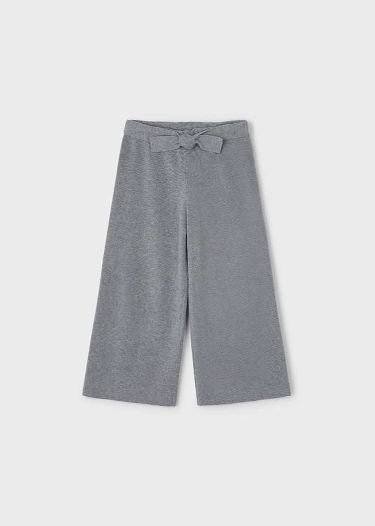 Mayoral Knit Culotte Pants with Bow