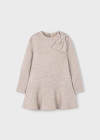 Mayoral Girl Knit Dress II Heather Toffee