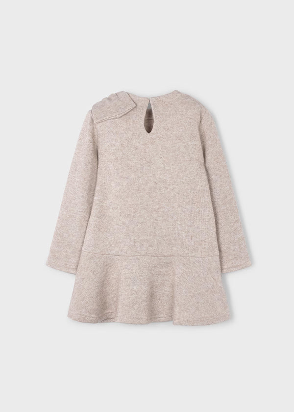 Mayoral Girl Knit Dress II Heather Toffee