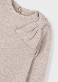 Mayoral Girl Knit Dress II Heather Toffee