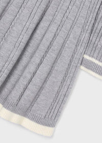 Mayoral Girl Knit Dress II Silver