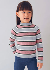Mayoral Girl Mock Neck Knit Sweater