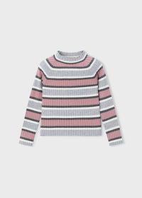Mayoral Girl Mock Neck Knit Sweater
