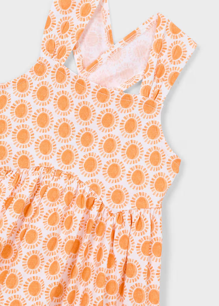 Mayoral Girl Printed Dress- Sunshine