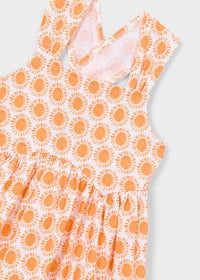 Mayoral Girl Printed Dress- Sunshine